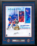 Adam Fox Norris Trophy NY Rangers Autographed 16x20 Framed Hockey Photo Fanatics