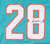 Kader Kohou Signed Miami Dolphins Teal Jersey (JSA COA) Rookie Defensive Back