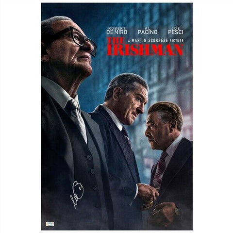 Al Pacino Autographed Martin Scorsese's 2019 The Irishman 16x24 Movie Poster