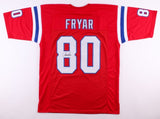 Irving Fryar Signed New England Patriots Jersey (JSA Hologram) Super Bowl XX W.R