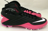 Russell Wilson Autographed Signed Nike Pink Cleat Seahawks RW Holo 42236