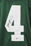 Packers Brett Favre Authentic Signed Green Authentic Wilson Jersey BAS #H92242