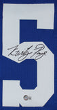 Kwity Paye Authentic Signed Blue Pro Style Jersey Autographed BAS Witnessed 2