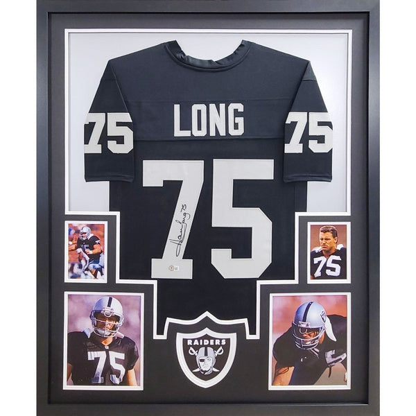 Howie Long Autographed Signed Framed Oakland Raiders Jersey BECKETT