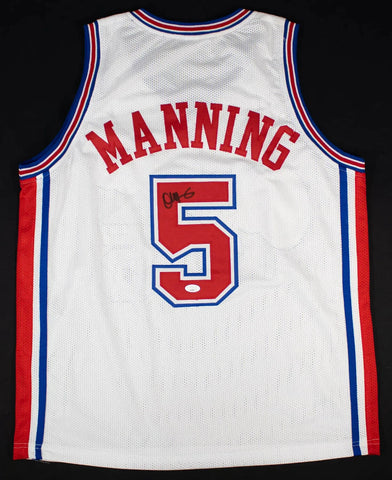 Danny Manning Signed Los Angeles Clippers Jersey (JSA COA) #1 Overall Pick 1988