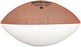 DREW BREES AUTOGRAPHED SIGNED SAINTS WHITE LOGO FOOTBALL BECKETT WITNESS 215038