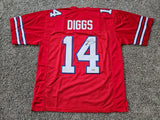 Stefon Diggs Signed Auto Buffalo Bills Red Custom Jersey Beckett COA WQ77123