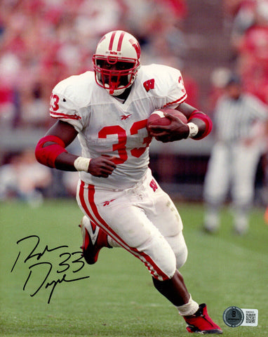 Ron Dayne Autographed Wisconsin Badgers 8x10 Photo Beckett 47268