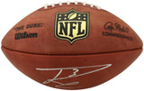 Russell Wilson Autographed Denver Broncos Official Football Beckett 35682