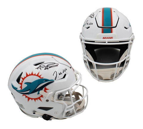 Tagovailoa/Waddle Signed Miami Dolphins Speed Flex Authentic NFL Helmet