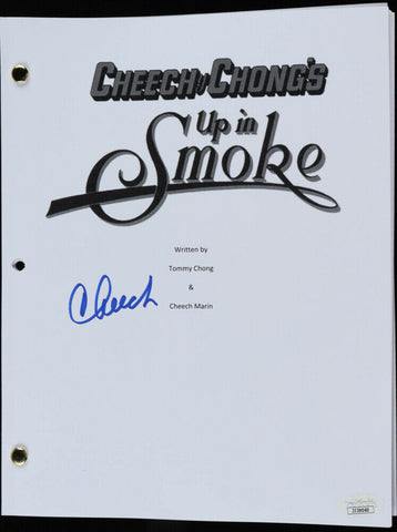 Cheech Marin Signed "Up in Smoke" Movie Script (JSA COA) Full Script (JSA COA)