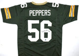 Julius Peppers Autographed Green Pro Style Jersey - Beckett W Hologram *Black