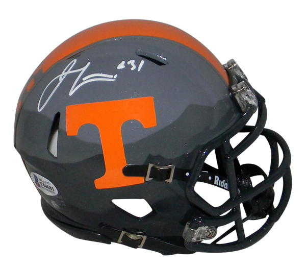 JAMAL LEWIS SIGNED AUTOGRAPHED TENNESSEE VOLUNTEERS SMOKY MOUNTAIN MINI HELMET