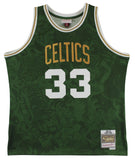 Celtics Larry Bird Signed Green Lunar New Year M&N HWC Swingman Jersey BAS Wit