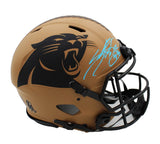 Steve Smith Sr Signed Panthers Speed Authentic STS 2 Helmet "Agent 89" Insc