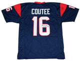 KEKE COUTEE AUTOGRAPHED SIGNED HOUSTON TEXANS #16 NAVY JERSEY JSA