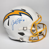 Justin Herbert Autographed Signed Los Angeles Chargers FS Replica Helmet Beckett