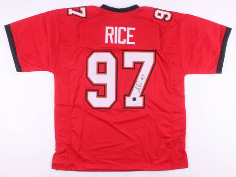 Simeon Rice Signed Tampa Bay Buccaneers Jersey (JSA COA) 3xProBowl Defensive End