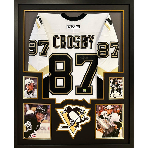 Sidney Crosby Autographed Signed Framed Pittsburgh Penguins Jersey FRAMEWORTH