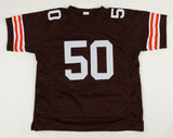 Tom Cousineau Signed Cleveland Brown Jersey Inscribd 1984 All-Pro (Playball Ink)