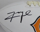 KHALIL MACK AUTOGRAPHED CHICAGO BEARS WHITE LOGO FOOTBALL BECKETT BAS 148625