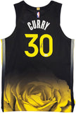 WARRIORS STEPHEN CURRY AUTOGRAPHED NIKE JERSEY 48 LENGTH +2 BECKETT 234964