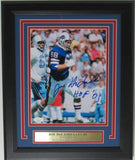 Joe DeLamielleure HOF Buffalo Bills Signed/Inscr 8x10 Photo Framed JSA 161511