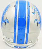 SAM LAPORTA AUTOGRAPHED LIONS SILVER FULL SIZE SPEED HELMET BECKETT 230024