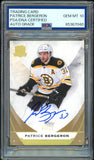 2015-16 UD The Cup Gold Spectrum #/12 Patrice Bergeron PSA/DNA Auto GEM MINT 10