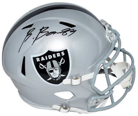 BROCK BOWERS AUTOGRAPHED LAS VEGAS RAIDERS FULL SIZE SPEED HELMET BECKETT