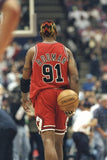 Dennis Rodman Signed Chicago Bulls Jersey (Beckett COA) NBA Leading Rebounder