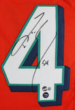 Zach Thomas Signed Dolphins Jersey (Beckett Holo) Miami 7xPro Bowl Linebacker