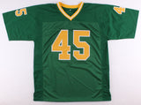 Rudy Ruettiger Signed "Never Quit" Notre Dame Jersey Inscribed (JSA Hologram)