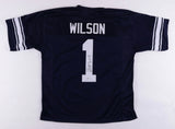 Zach Wilson Signed BYU Cougars Jersey (Beckett COA) Jets 2021 Draft Pck Q.B.