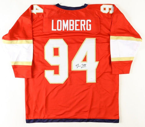 Ryan Lomberg Signed Florida Panthers Jersey (JSA COA) 2024 Stanley Cup Champion