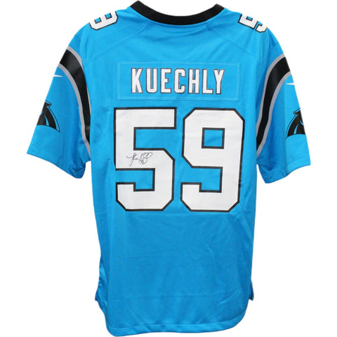 Luke Kuechly Autographed Carolina Panthers Nike Game sz XL Jersey Beckett 48855