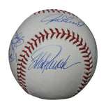 2009 New York Yankees Team Signed World Series Baseball 9 Sigs Steiner 33935