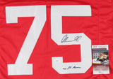 Orlando Pace Signed Ohio State Buckeyes Jersey Inscr "2x All American" (JSA COA)