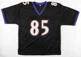 Derrick Mason Signed Baltimore Ravens Jersey (JSA COA) 2xPro Bowl Wide Receiver