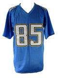 Antonio Gates Signed/Autographed Chargers Custom Jersey Beckett 158684