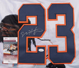 Devin Hester Signed Chicago Bears Photo Jersey (JSA COA) All Time Return Leader