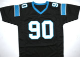 Julius Peppers Autographed Black Pro Style Jersey - Beckett W Hologram *Black *9