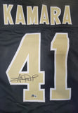 ALVIN KAMARA AUTOGRAPHED SIGNED PRO STYLE CUSTOM XL JERSEY BECKETT QR COA