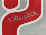 Steve Carlton Signed Philadelphia Phillies Jersey (JSA COA) 2xWorld Series Champ