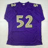 Autographed/Signed RAY LEWIS Baltimore Color Rush Football Jersey JSA COA Auto