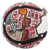 Bulls Michael Jordan Signed Charles Fazzino Artwork Baseball Auto 9 BAS #AE13385