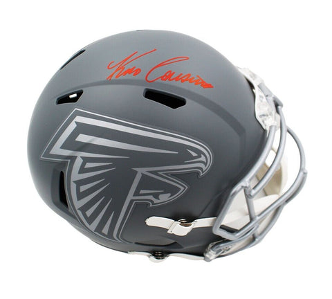 Kirk Cousins Signed Atlanta Falcons Speed Full Size Slate NFL Helmet