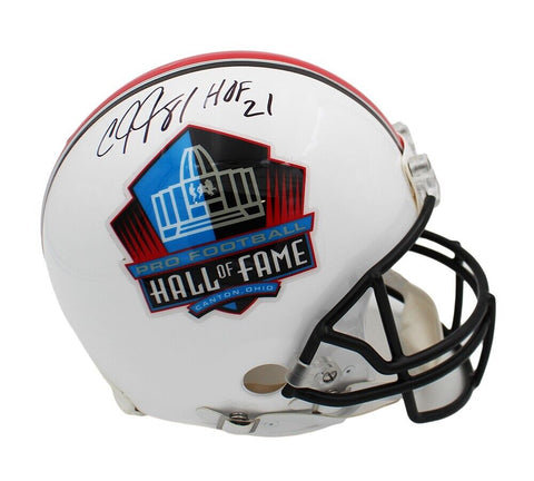 Calvin Johnson Signed Hall of Fame Proline Authentic NFL Helmet with "HOF 21"