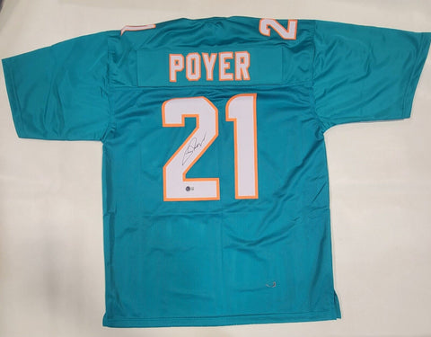 JORDAN POYER AUTOGRAPHED SIGNED PRO STYLE CUSTOM XL JERSEY W/ BECKETT QR