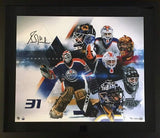 GRANT FUHR Autographed Framed "Evolution" 20" x 24" Photograph UDA LE 50/50